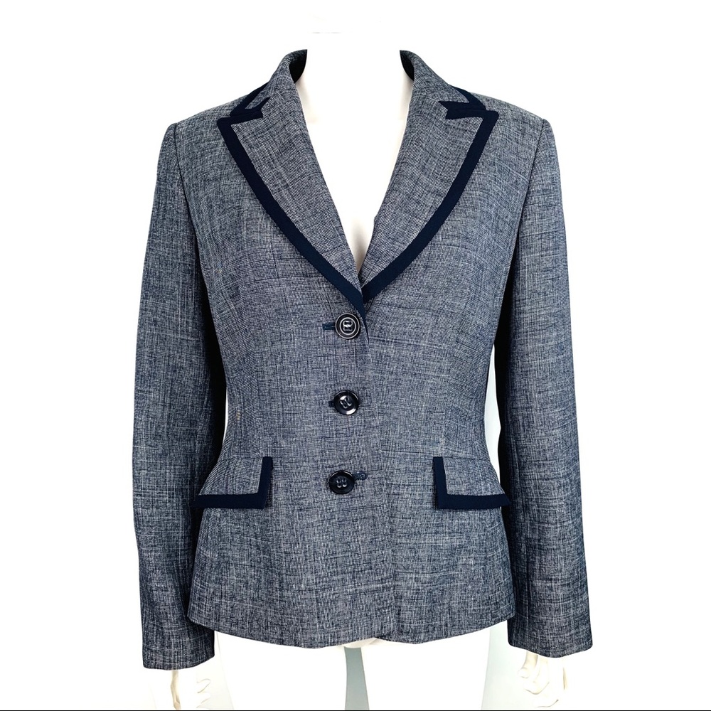 Jones Studio Separates Navy Blue Blazer